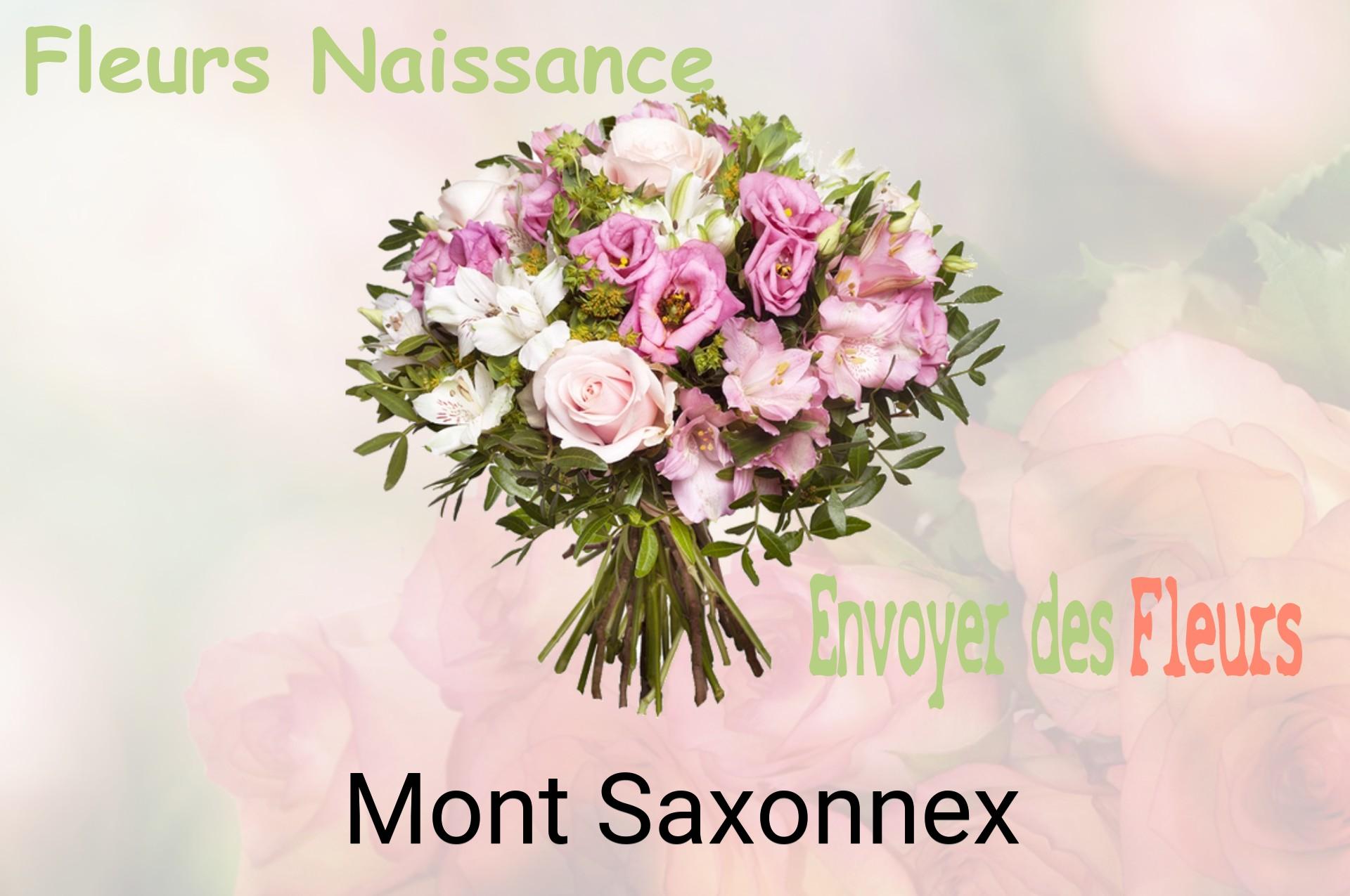 Bouquet de fleurs de naissance livré à Mont-Saxonnex